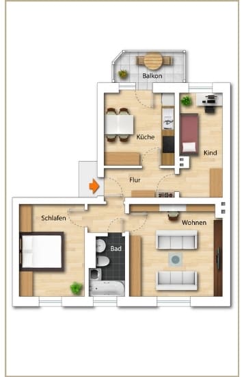 Bestandsobjekte in Chemnitz als Kapitalanlageimmobilien für Bayern